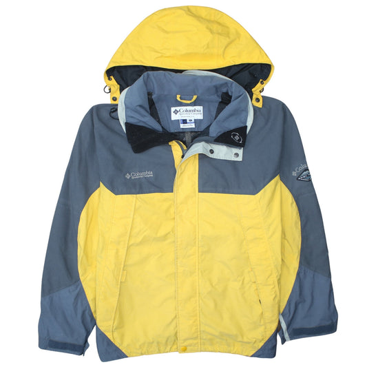 Columbia Men’s XL Yellow Grey 3-in-1 Waterproof Hooded Jacket
