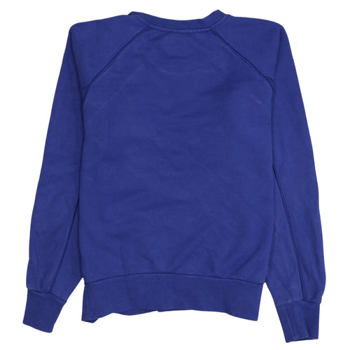 Nike Men's Blue Air Logo Crew Neck Pullover Sweatshirt Size S
