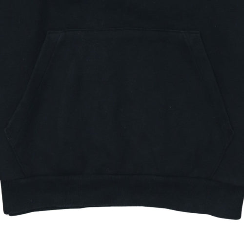 Puma Men’s Black Pullover Hoodie Size S Logo Fleece Sweatshirt