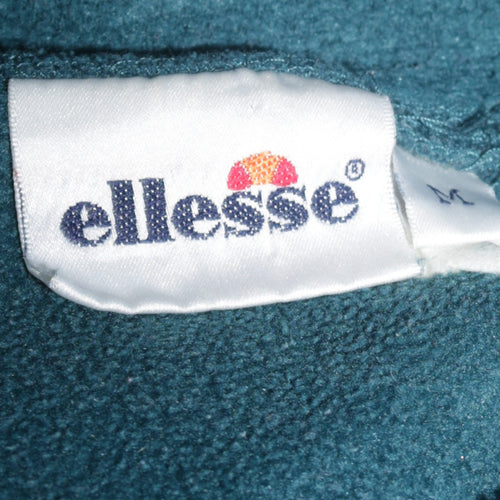 Ellesse Men's Blue Fleece Pullover Sweatshirt M Retro Logo Style