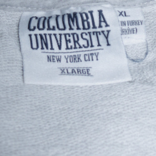 Columbia University Grey XL Sweatshirt Women's Casual Crew Neck Pullover