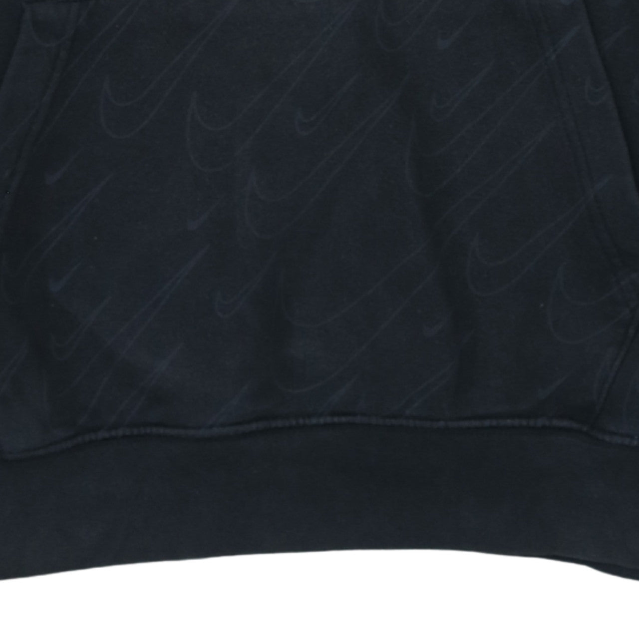 Nike Women's Black Small Pullover Hoodie with Logo Detail