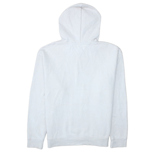 Tommy Hilfiger Boys White Pullover Hoodie 176 Logo Graphic Sweatshirt