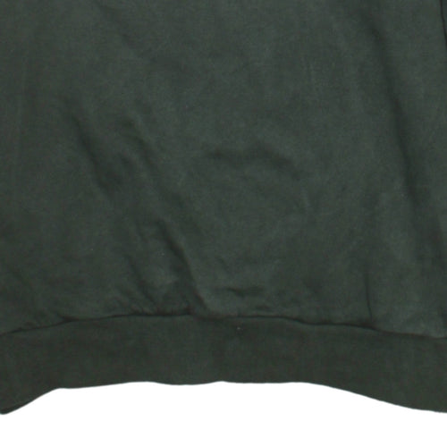 Adidas Boys Green Black Beige Crew Neck Pullover Sweatshirt 13-14 Years