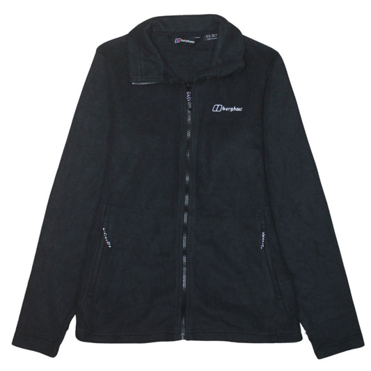 Berghaus Womens Black Fleece Full Zip Jacket Size 12