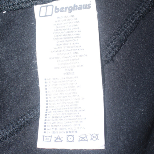 Berghaus Womens Black Fleece Full Zip Jacket Size 12