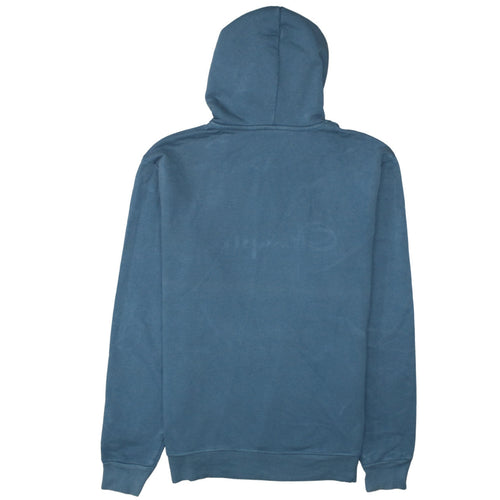 Champion Men's Blue Small Reverse Weave Pullover Hoodie