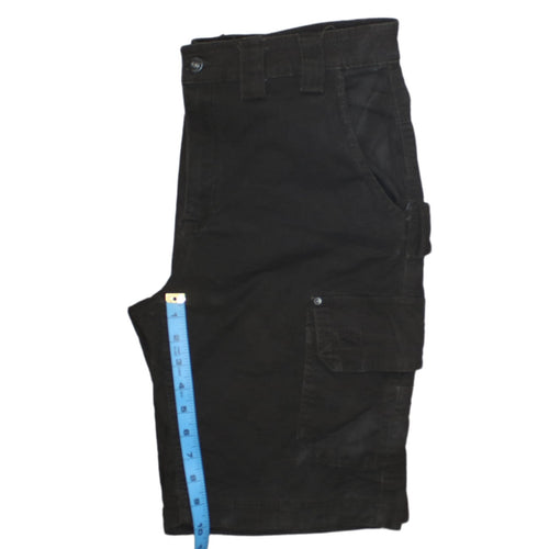 Old Mill Men's Black Cargo Shorts Cotton Casual Summer Wear Size L
