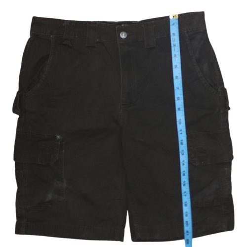 Old Mill Men's Black Cargo Shorts Cotton Casual Summer Wear Size L