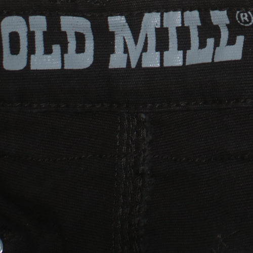 Old Mill Men's Black Cargo Shorts Cotton Casual Summer Wear Size L