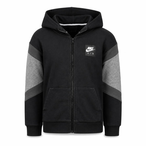 Nike Boys Black Air Full Zip Hooded Track Jacket 10-12 Years