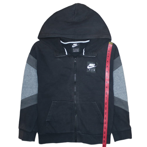 Nike Boys Black Air Full Zip Hooded Track Jacket 10-12 Years