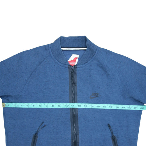 Nike Men's Blue Medium Track Jacket Full Zip Activewear