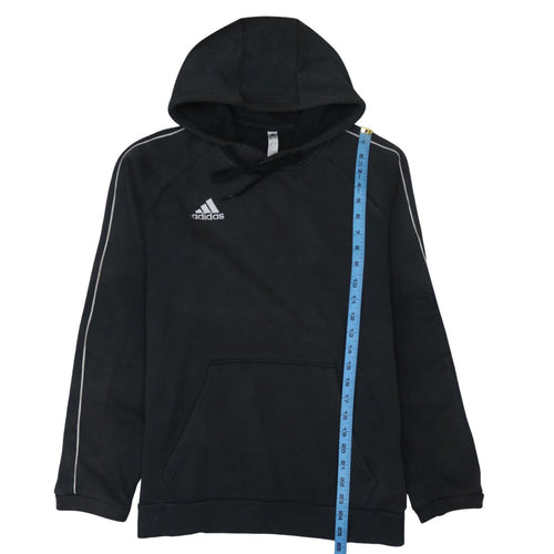 adidas Men's Black Pullover Hoodie M Sports Fleece Regular Fit