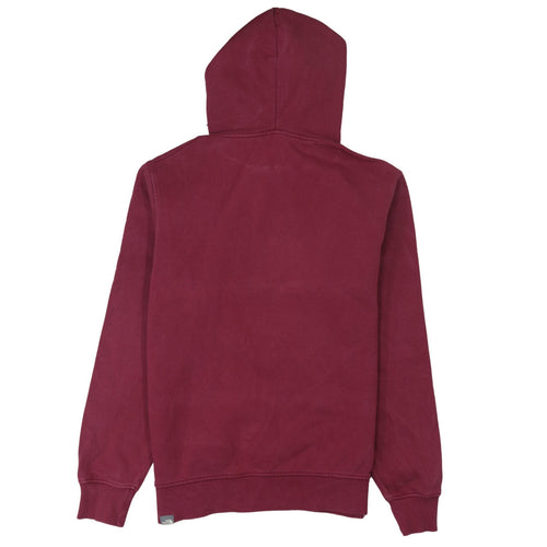 The North Face Women Burgundy Pullover Hoodie Medium 100% Cotton