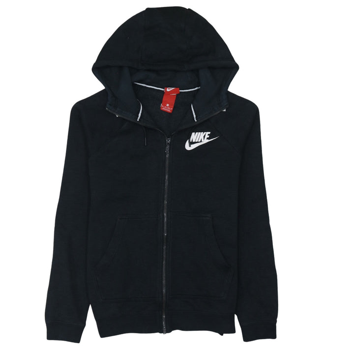 Nike Womens Black XS Full Zip Hooded Sweatshirt
