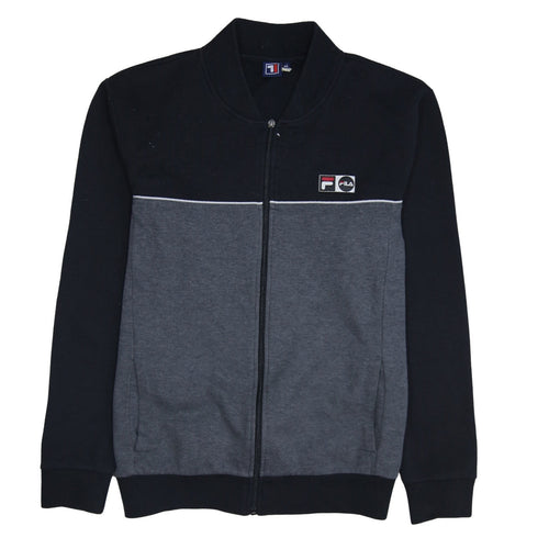Fila Men's Black XL Track Jacket Full Zip Sportswear