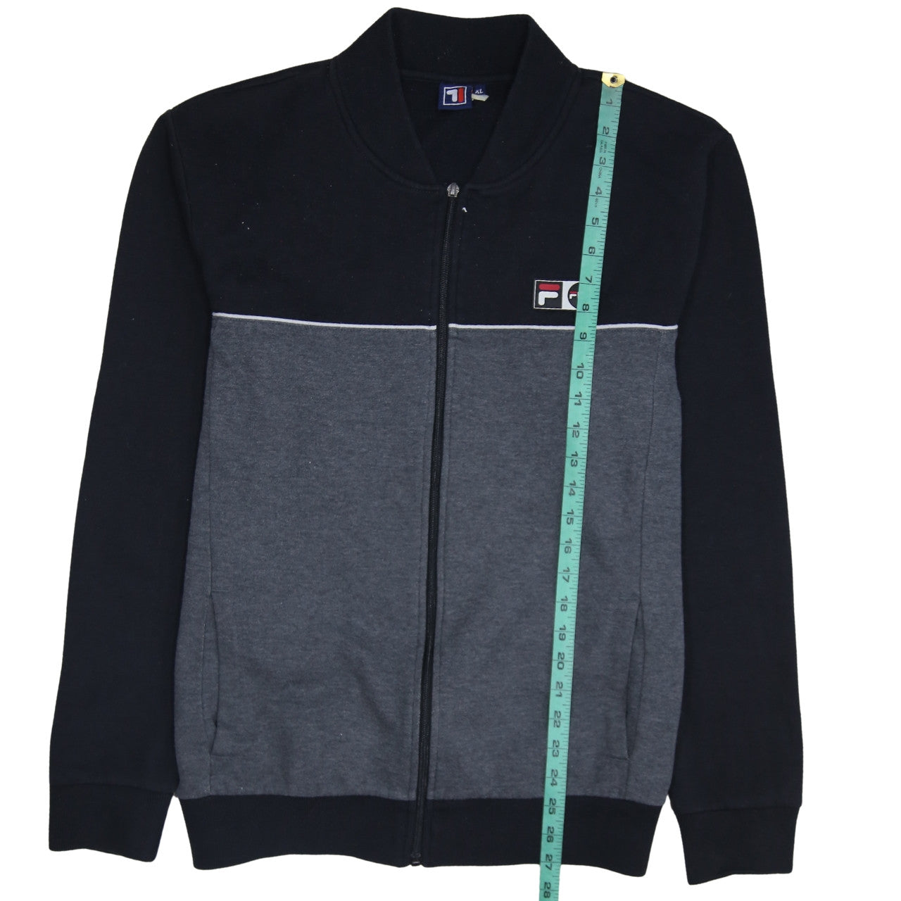 Fila Men's Black XL Track Jacket Full Zip Sportswear