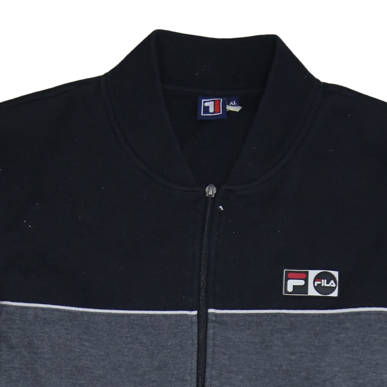 Fila Men's Black XL Track Jacket Full Zip Sportswear