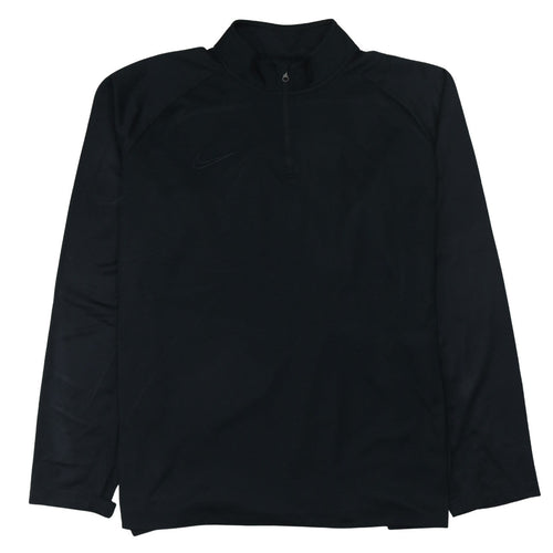 Nike Men's Black Dri-FIT 1/4 Zip Athletic Pullover Sweatshirt 2XL