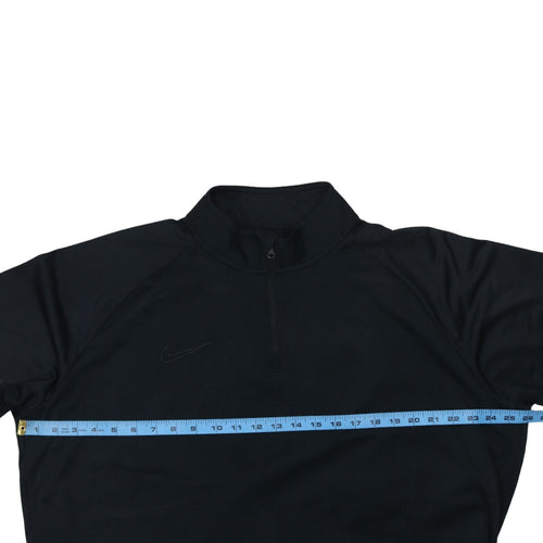 Nike Men's Black Dri-FIT 1/4 Zip Athletic Pullover Sweatshirt 2XL