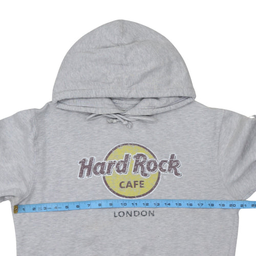 Hard Rock Cafe London Grey Women's Pullover Hoodie Size L
