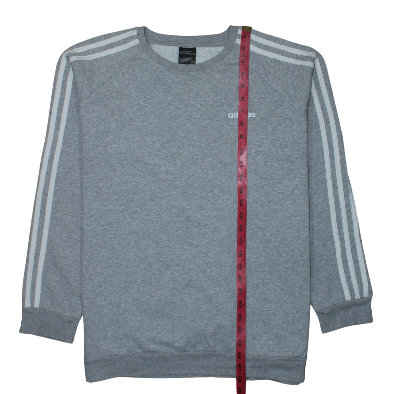 Adidas Womens Grey Crew Neck Sweatshirt M Long Sleeve Pullover