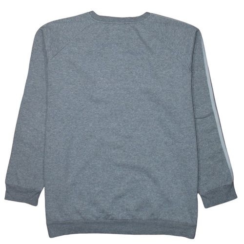 Adidas Womens Grey Crew Neck Sweatshirt M Long Sleeve Pullover