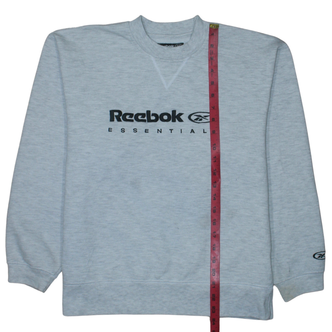 Reebok Essentials Womens Grey Size 10 Pullover Sweatshirt