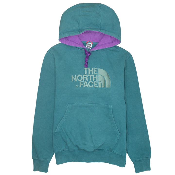The North Face Men's Green Pullover Hoodie Size S Outdoor Cotton Sweatshirt