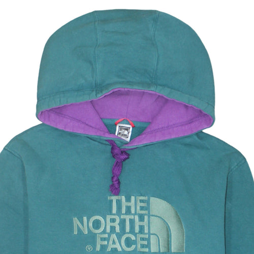 The North Face Men's Green Pullover Hoodie Size S Outdoor Cotton Sweatshirt