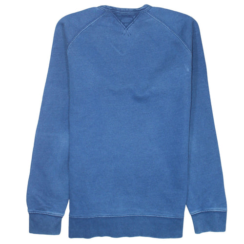 Levi's Men's Blue Crew Neck Logo Pullover Sweatshirt Size S