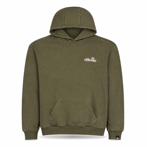 Ellesse Boys Green Pullover Hoodie 13-14 Years Cotton Blend Logo Sweatshirt