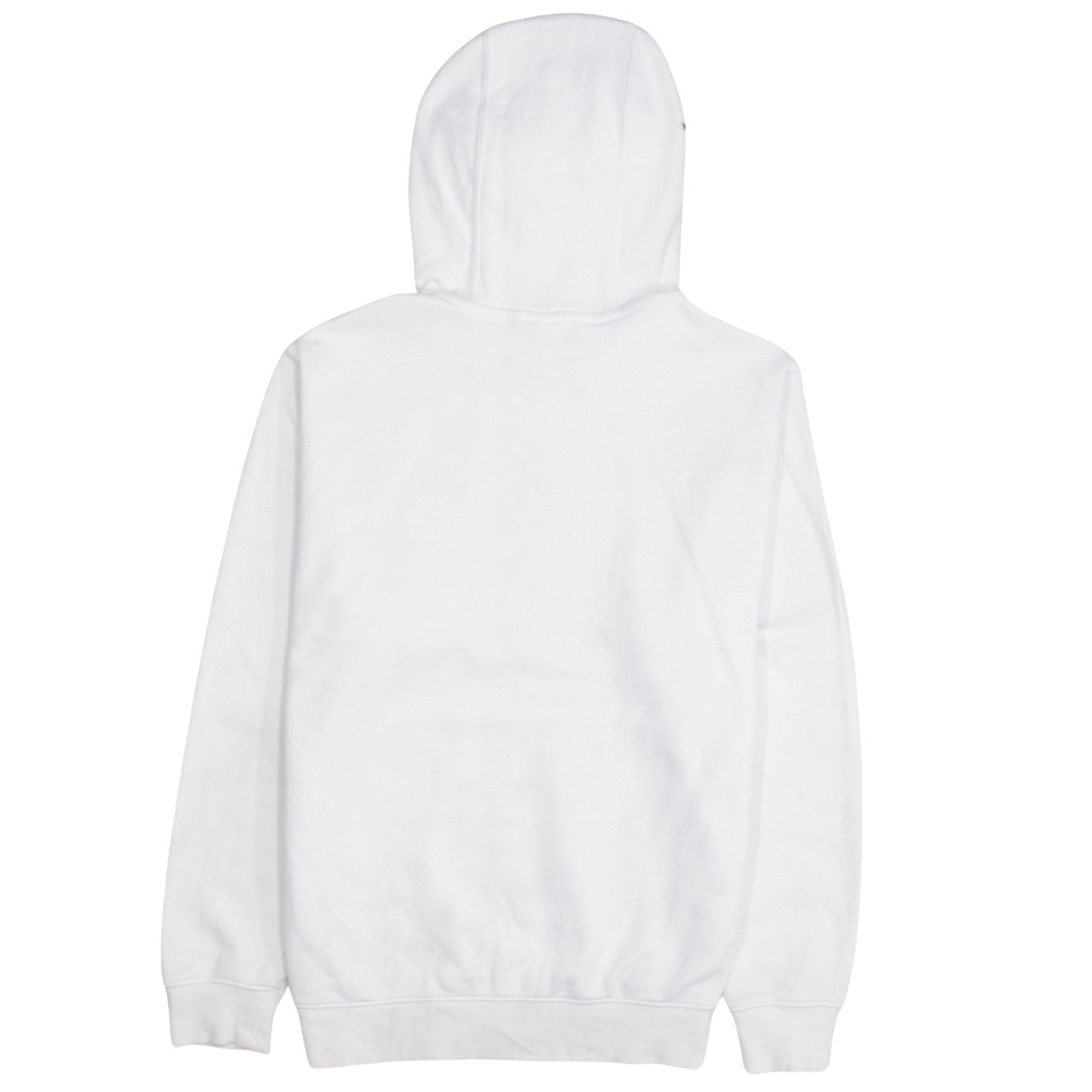Nike Men's White Small Pullover Hoodie Sweatshirt Fleece Regular Fit
