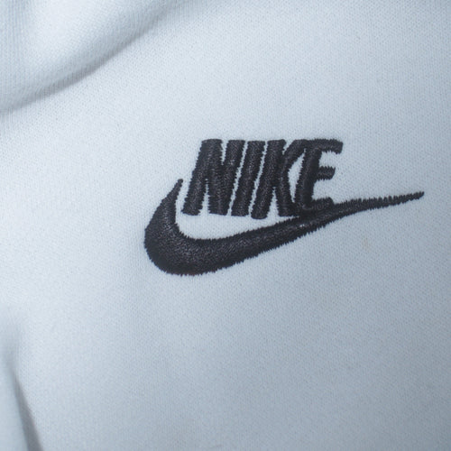 Nike Men's White Small Pullover Hoodie Sweatshirt Fleece Regular Fit