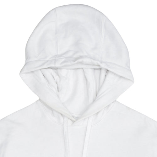 Nike Men's White Small Pullover Hoodie Sweatshirt Fleece Regular Fit
