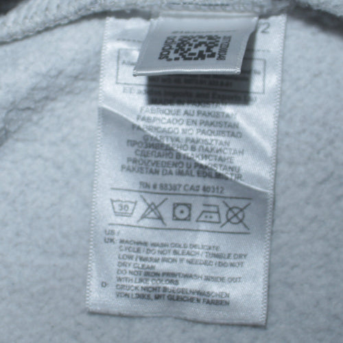 Adidas Men's Grey Pullover Hoodie L Trefoil Logo Sportswear