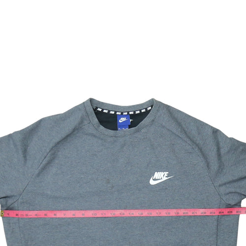Nike Men's Grey 2XL Crew Neck Pullover Sweatshirt