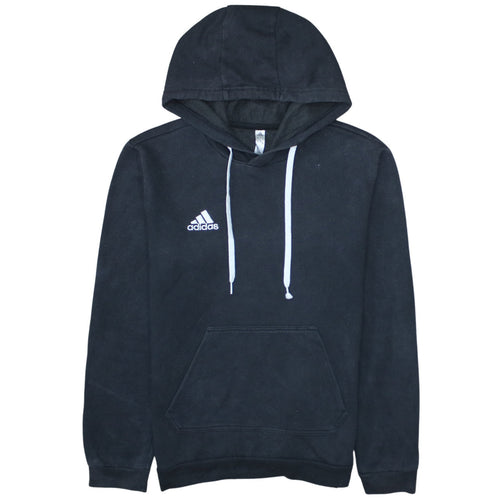 Adidas Men's Black Pullover Hoodie Size S Sports Fleece Sweatshirt