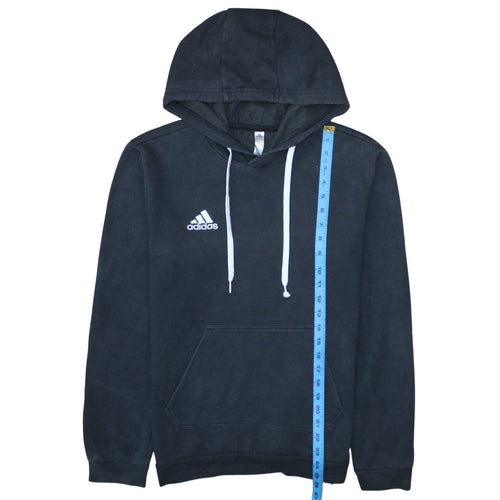 Adidas Men's Black Pullover Hoodie Size S Sports Fleece Sweatshirt