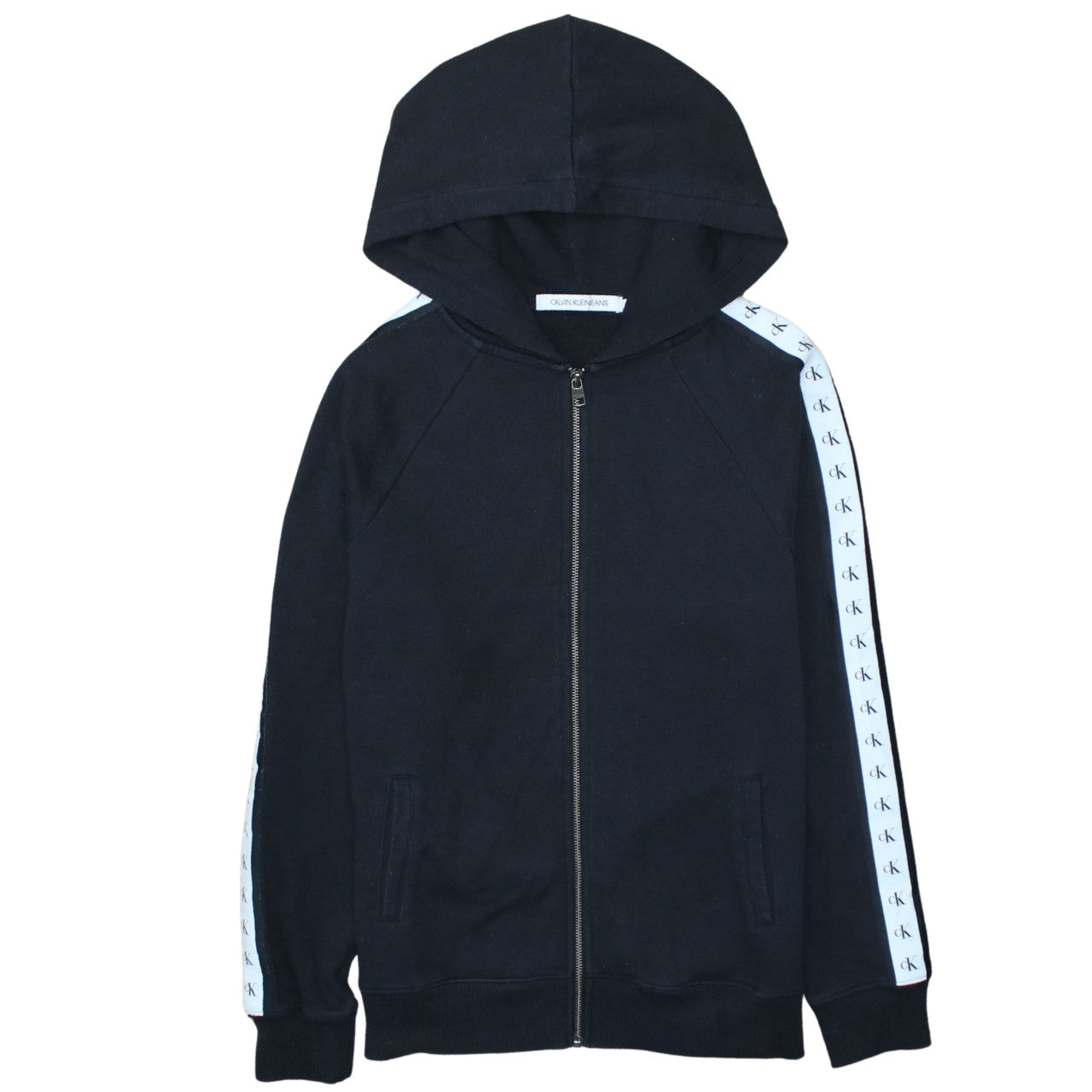 Calvin Klein Jeans Men's Black Full Zip Hoodie Size S