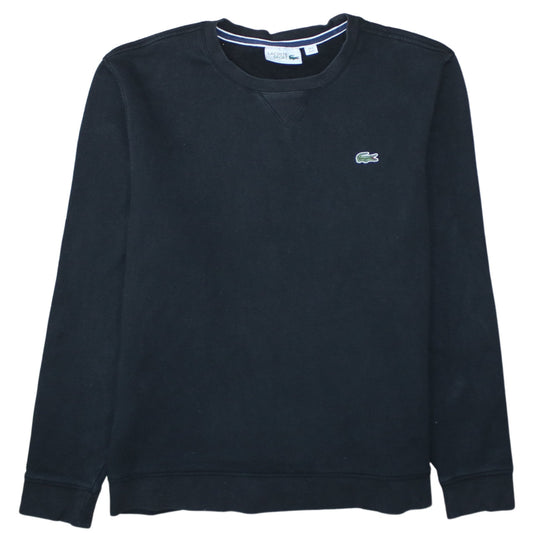 Lacoste Sport Men's Black XL Pullover Sweatshirt Crew Neck Fleece