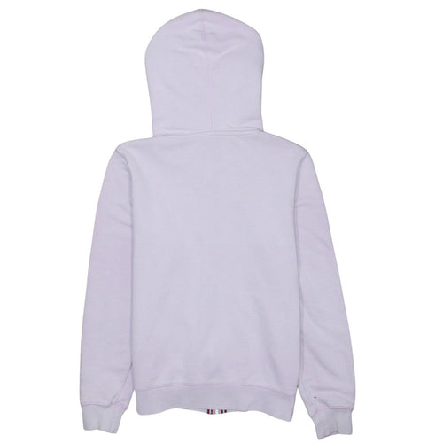 Tommy Hilfiger Women Lilac Full Zip Hoodie XS Cotton Blend