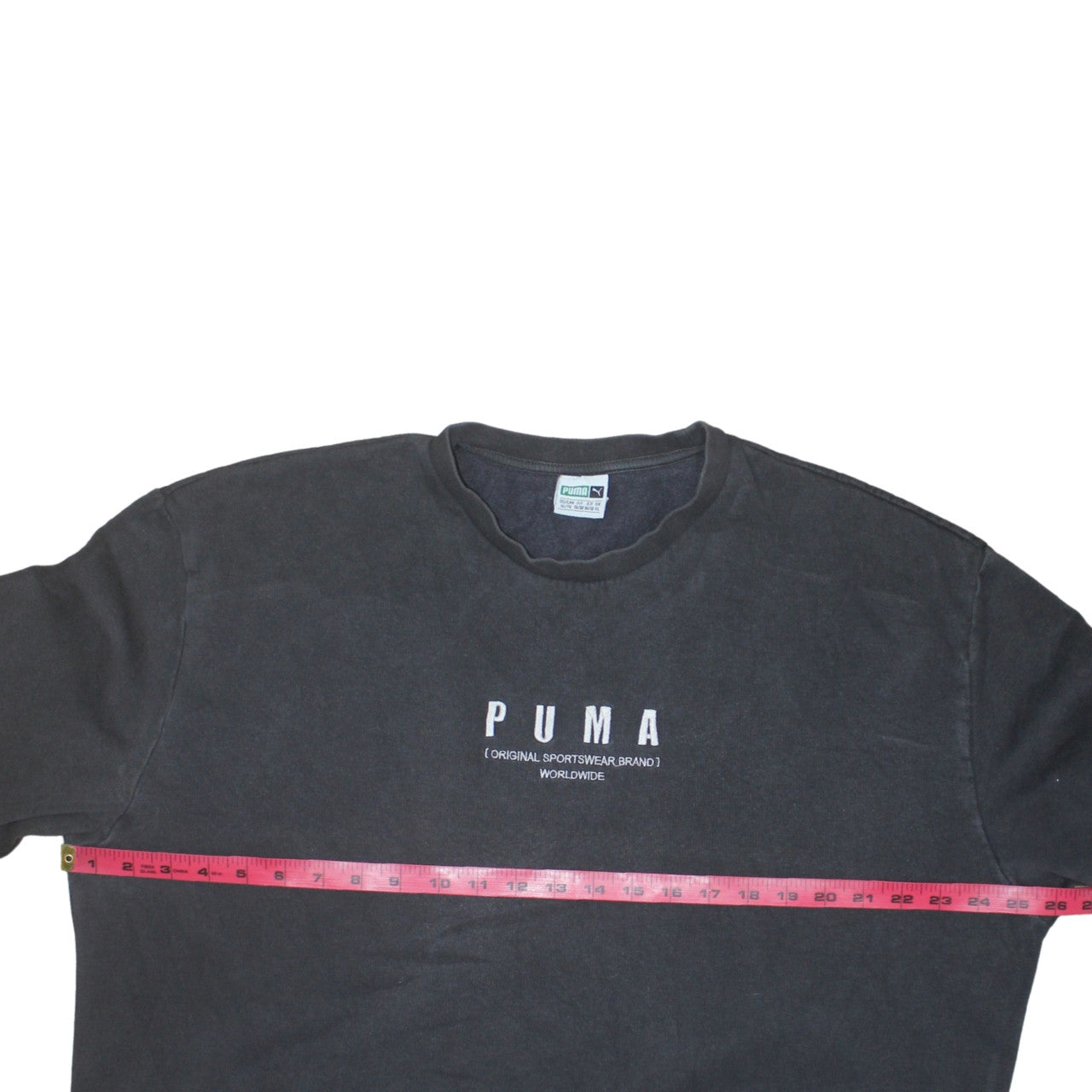 Puma Men's Black XL Pullover Sweatshirt Embroidered Logo