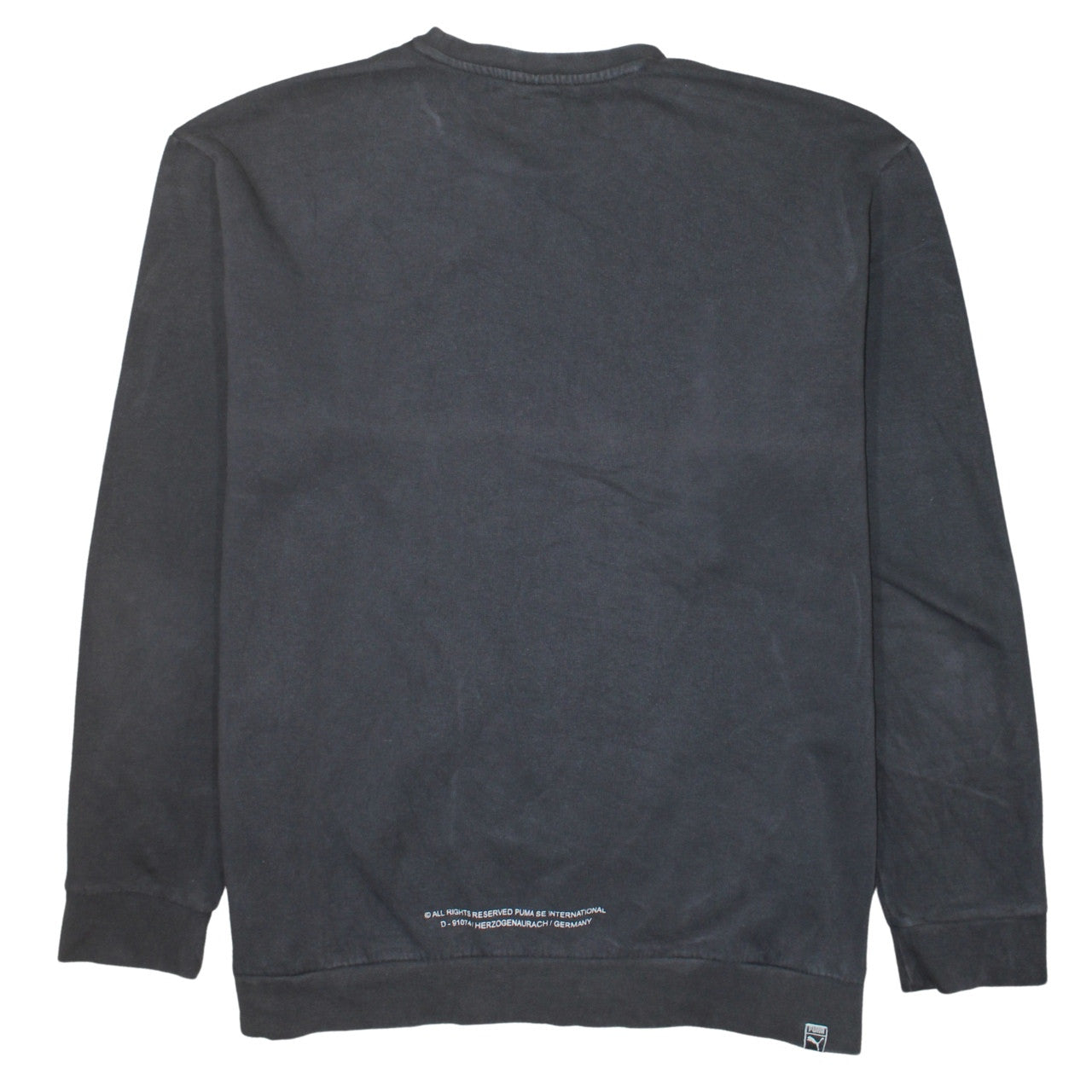 Puma Men's Black XL Pullover Sweatshirt Embroidered Logo