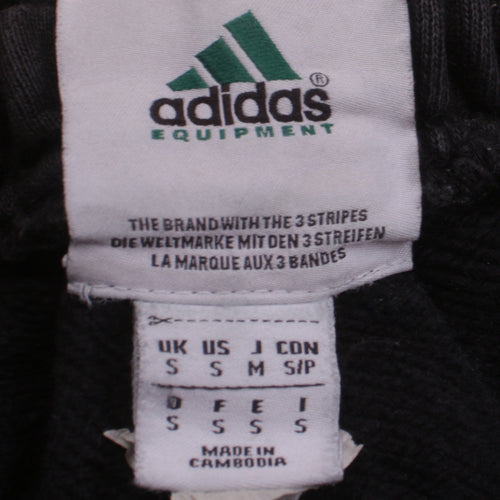 Adidas Men's Black Sweatpants Small Regular Fit Fleece Joggers