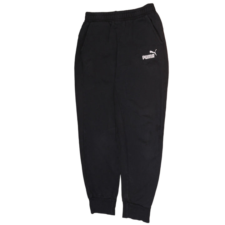 Puma Womens Black Jogger Sweatpants S Regular Fit Casual Trousers