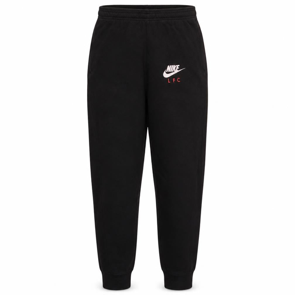 Front view of Nike Men's Black LFC Jogger Sweatpants, size S, Fleece Regular Fit