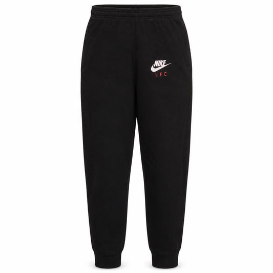 Front view of Nike Men's Black LFC Jogger Sweatpants, size S, Fleece Regular Fit