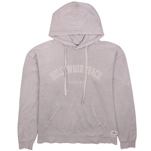 Shark Tee Men's Grey Hollywood Beach Pullover Hoodie Small